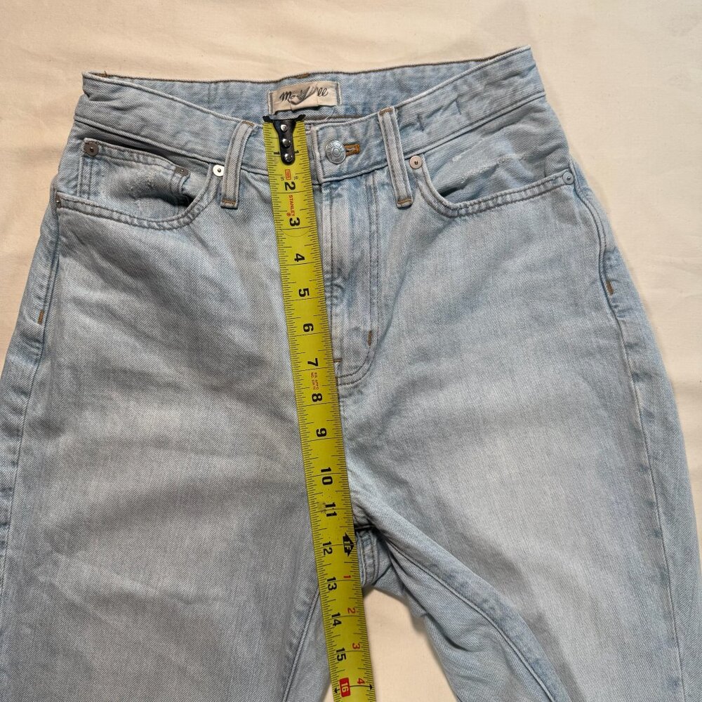 Madewell 5 Pocket The Curvy Perfect Vintage Light Wash High Rise Jeans Size 26 - Picture 9 of 11